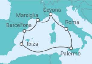 Itinerario del Crucero Noruega, Alemania, Polonia, Dinamarca, Suecia TI - AIDA