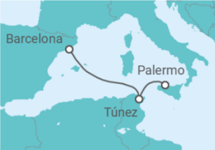 Itinerario del Crucero Túnez TI - Costa Cruceros