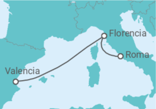 Itinerario del Crucero Italia - MSC Cruceros
