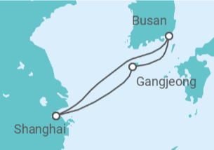 Itinerario del Crucero Corea Del Sur - MSC Cruceros