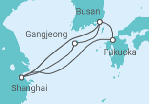 Itinerario del Crucero Japón, Corea Del Sur, China - MSC Cruceros
