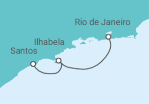 Itinerario del Crucero Brasil - MSC Cruceros