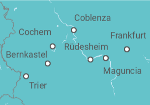 Itinerario del Crucero Alemania - Emerald Cruises