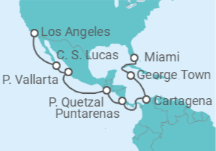 Itinerario del Crucero Caribe Completo - Regent Seven Seas
