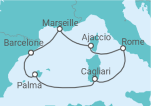 Itinerario del Crucero Groenlandia, Islandia, Reino Unido - Regent Seven Seas