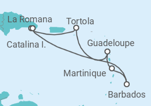 Itinerario del Crucero Desde Fusina (Italia) a Barcelona - Regent Seven Seas