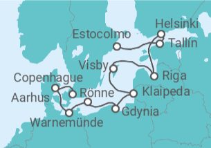 Itinerario del Crucero Agujas y mar - Regent Seven Seas