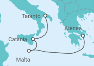 Itinerario del Crucero Malta, Italia TI - Costa Cruceros