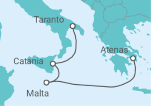 Itinerario del Crucero Malta, Italia - Costa Cruceros