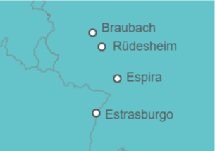 Itinerario del Crucero Navidad en el Rin Romántico - CroisiEurope