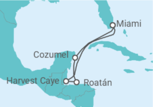 Itinerario del Crucero Retiros tropicales - Oceania Cruises