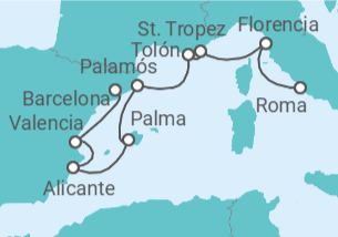 Itinerario del Crucero Glorias del Adriático - Oceania Cruises