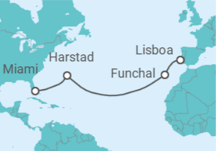 Itinerario del Crucero Relax en el Atlántico - Silversea