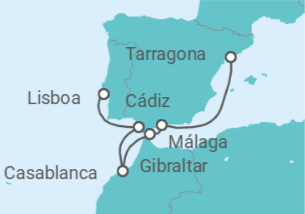 Itinerario del Crucero Esplendor del Mediterráneo 2027-2028 - Celestyal Cruises