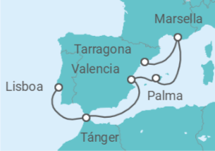 Itinerario del Crucero Esplendor del Mediterráneo 2027 - Celestyal Cruises