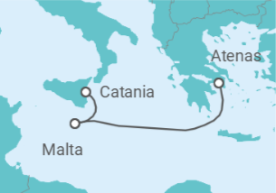 Itinerario del Crucero Malta TI - Costa Cruceros