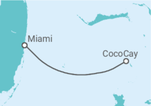 Itinerario del Crucero Perfect Day Cococay - Royal Caribbean