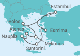 Itinerario del Crucero Grecia, Turquía TI - Costa Cruceros