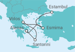 Itinerario del Crucero Turquía, Grecia TI - Costa Cruceros