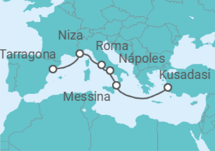 Itinerario del Crucero España, Francia, Italia - Celestyal Cruises