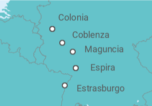 Itinerario del Crucero Crucero de Navidad en el Rhin - Panavision