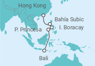 Itinerario del Crucero China, Filipinas - Costa Cruceros