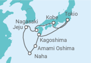 Itinerario del Crucero Japón, Corea Del Sur - Silversea
