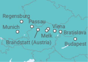 Itinerario del Crucero Desde Budapest (Hungría) a Munich - Scenic cruises