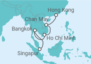 Itinerario del Crucero Tailandia, Vietnam - Silversea