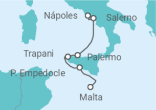 Itinerario del Crucero De Croacia a las costas del sur de Italia: un crucero entre legados antiguos, tradiciones y el arte  - CroisiMer