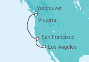 Itinerario del Crucero Alaska - NCL Norwegian Cruise Line