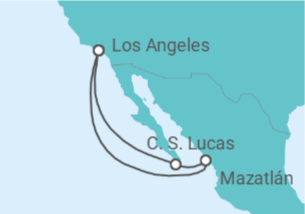 Itinerario del Crucero México - Princess Cruises