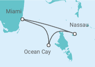 Itinerario del Crucero Bahamas, Estados Unidos (EE.UU.) - con vuelos - MSC Cruceros