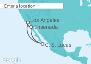 Itinerario del Crucero México - Carnival Cruise Line