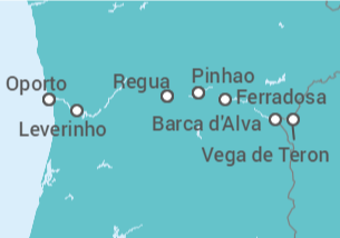 Itinerario del Crucero Oporto, el Valle del Duero y Salamanca - CroisiEurope