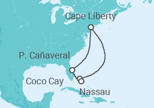 Itinerario del Crucero Bahamas desde Nueva York - Royal Caribbean