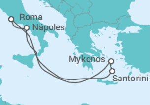 Itinerario del Crucero Grecia, Italia - Royal Caribbean