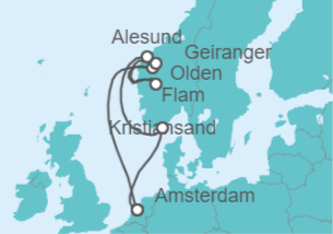 Itinerario del Crucero Noruega - Royal Caribbean