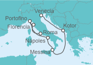 Itinerario del Crucero Italia, Montenegro - Celebrity Cruises