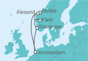 Itinerario del Crucero Noruega - Celebrity Cruises