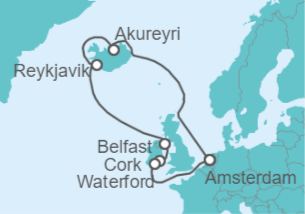 Itinerario del Crucero Islandia - Celebrity Cruises