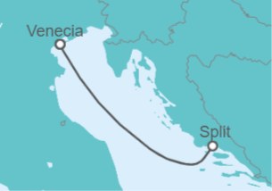 Itinerario del Crucero Croacia - MSC Cruceros