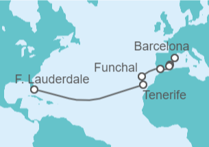 Itinerario del Crucero España, Portugal - Celebrity Cruises