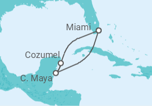 Itinerario del Crucero México - Celebrity Cruises
