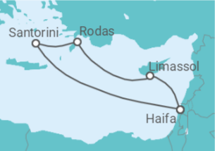 Itinerario del Crucero  Chipre y Grecia - Royal Caribbean