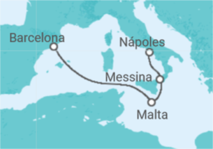 Itinerario del Crucero Italia, Malta - MSC Cruceros