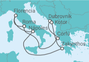 Itinerario del Crucero Grecia, Croacia, Montenegro, Italia - Celebrity Cruises