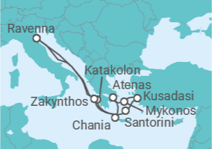 Itinerario del Crucero Grecia, Turquía - Celebrity Cruises