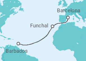 Itinerario del Crucero Portugal - MSC Cruceros