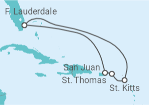 Itinerario del Crucero Puerto Rico y Islas Vírgenes - Celebrity Cruises